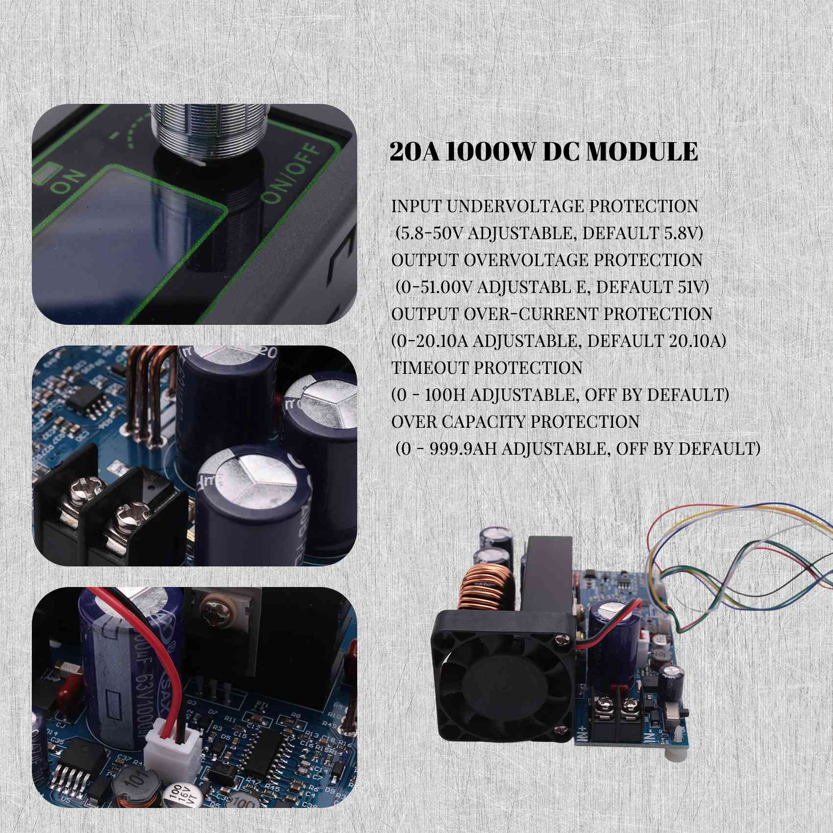 [NEWA08R] WZ5020L 20A 1000W Co - Step Down Dc Power Supply Module 1000W avis et prix